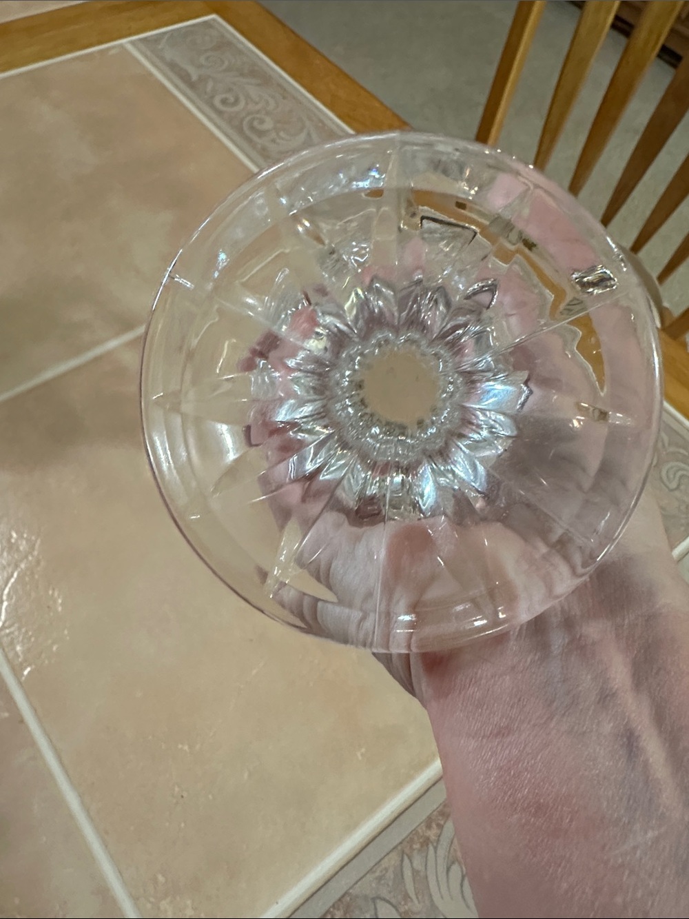 VTG CRYSTAL•CRISTAL LEAD Goblet - Picture 4 of 7